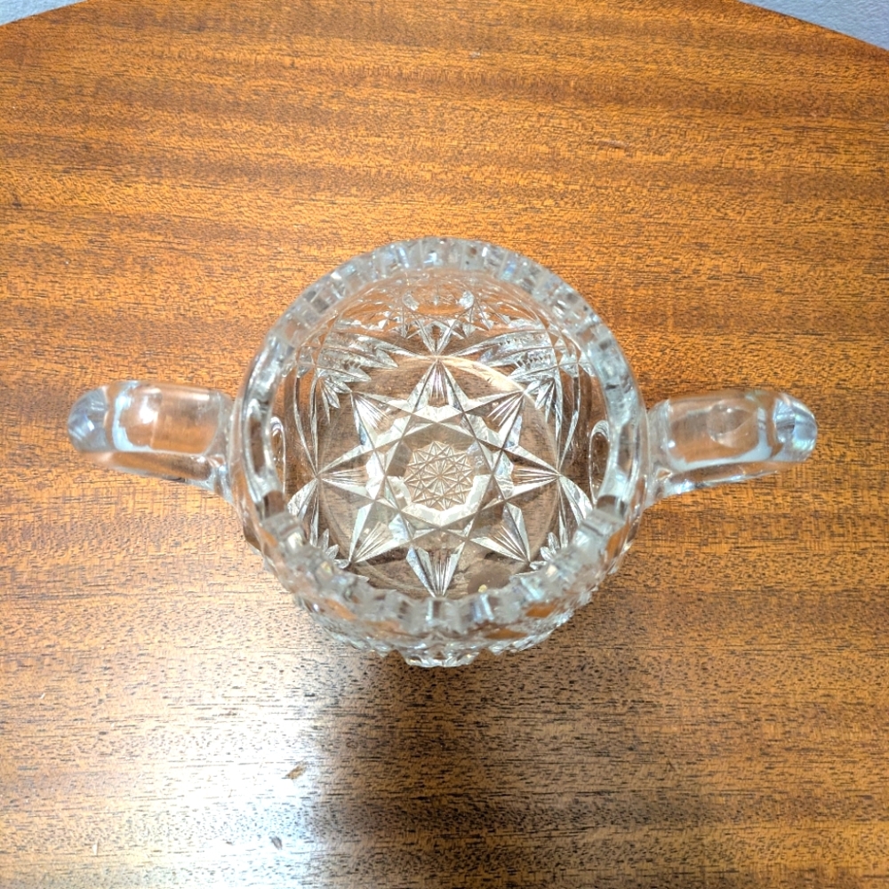 Vintage Crystal Cut Dish.  Beautiful Condition. American Brilliant.